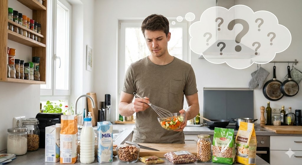 מכין אוכל עם אלרגיה